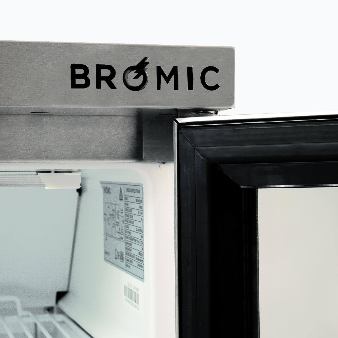 Bromic Under Bench Display Fridge - 138L - 1 Door - Glass UBC0140GD-NR