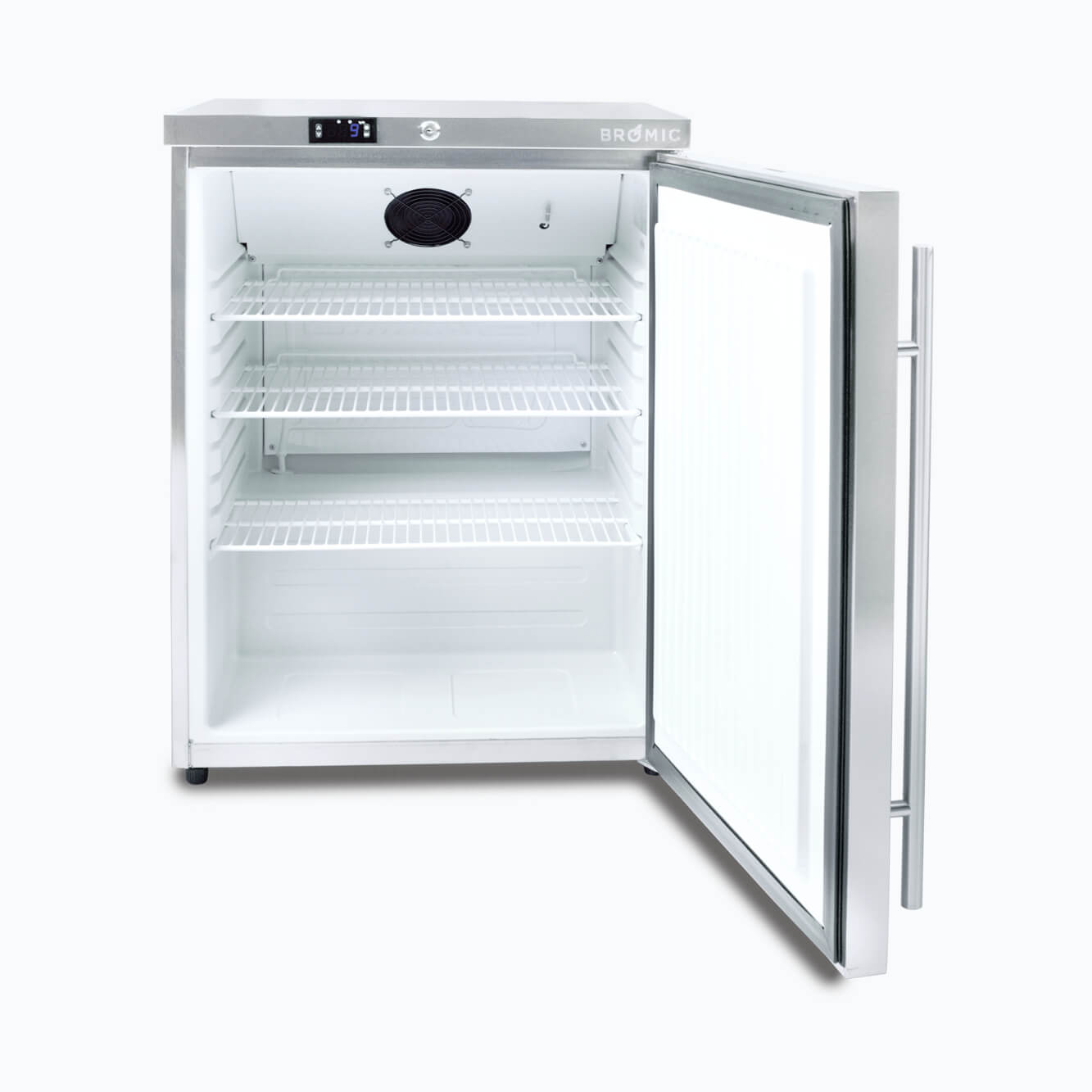 Bromic Under Bench Fridge - 138L - 1 Door - Stainless Steel UBC0140SD-NR