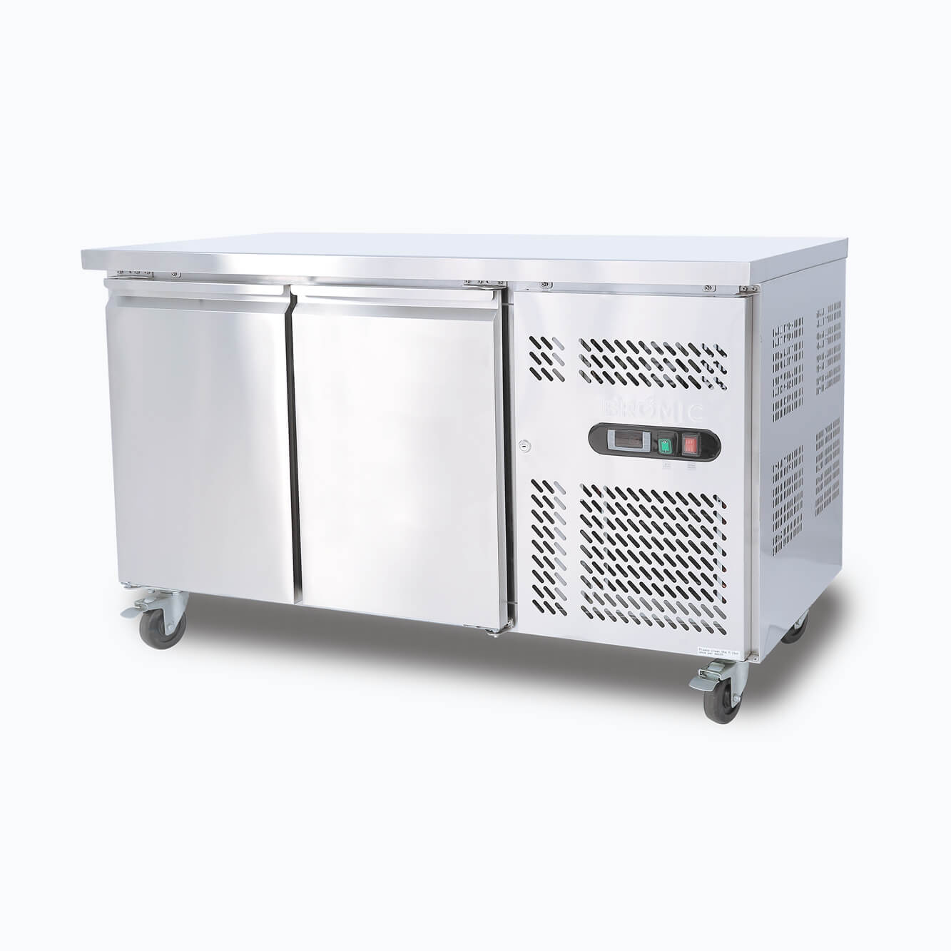 Bromic Under Bench Fridge - 282L - 2 Doors - Stainless Steel UBC1360SD-NR