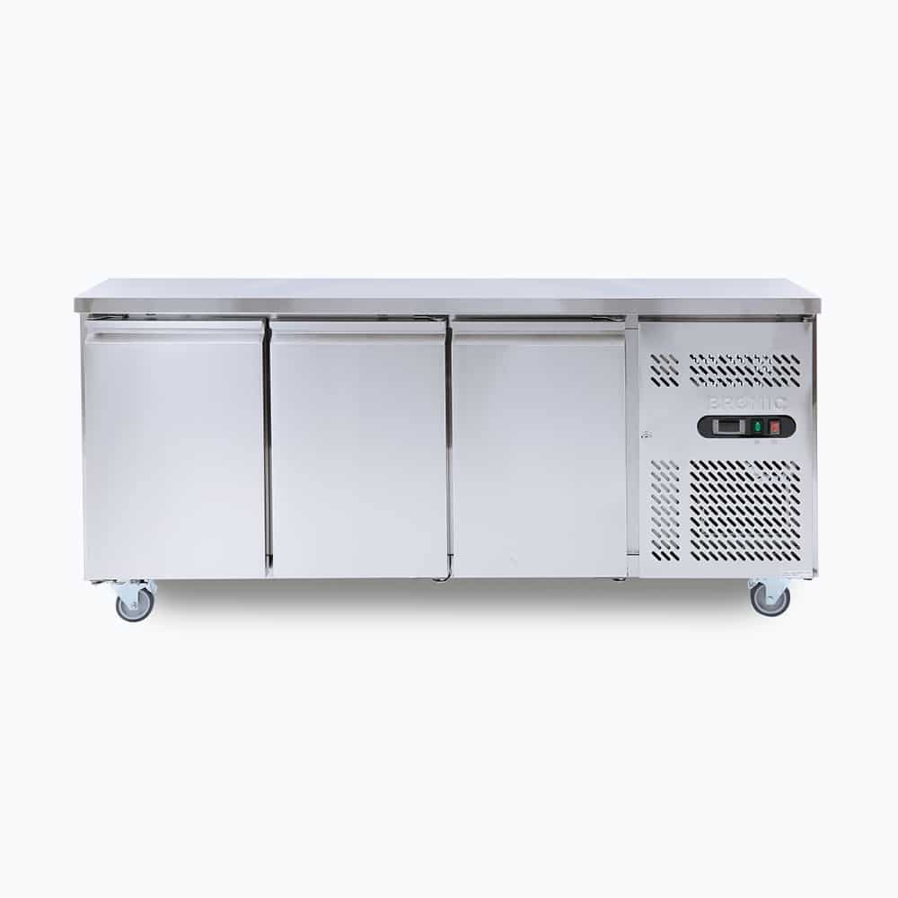 Bromic Under Bench Fridge - 417L - 3 Doors - Stainless Steel UBC1795SD-NR