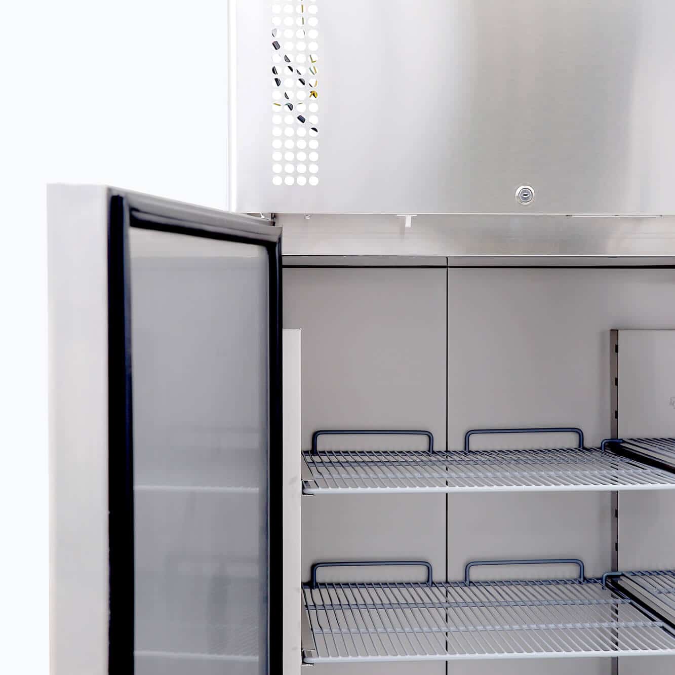Bromic Upright Fridge - 1300L - 2 Doors - Stainless Steel UC1300SD-NR