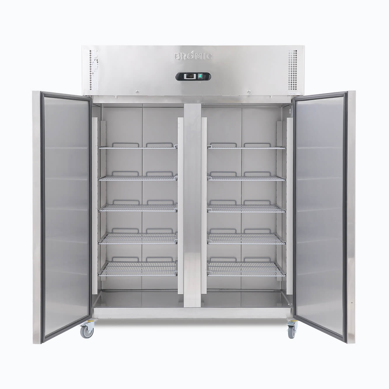 Bromic Upright Freezer - 1300L - 2 Doors - Stainless Steel UF1300SDF-NR