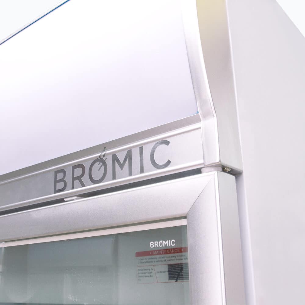 Bromic Upright Display Freezer - 1507L - 3 Doors - Flat Glass - Lightbox UF1500LF