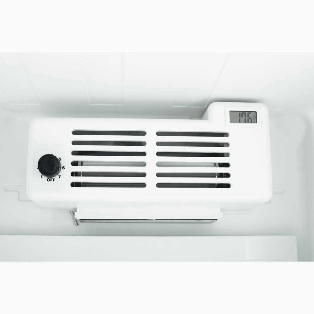 Bromic Upright Display Fridge - 372L - 1 Door - Flat Glass - White with Silver Trim GM0374-NR