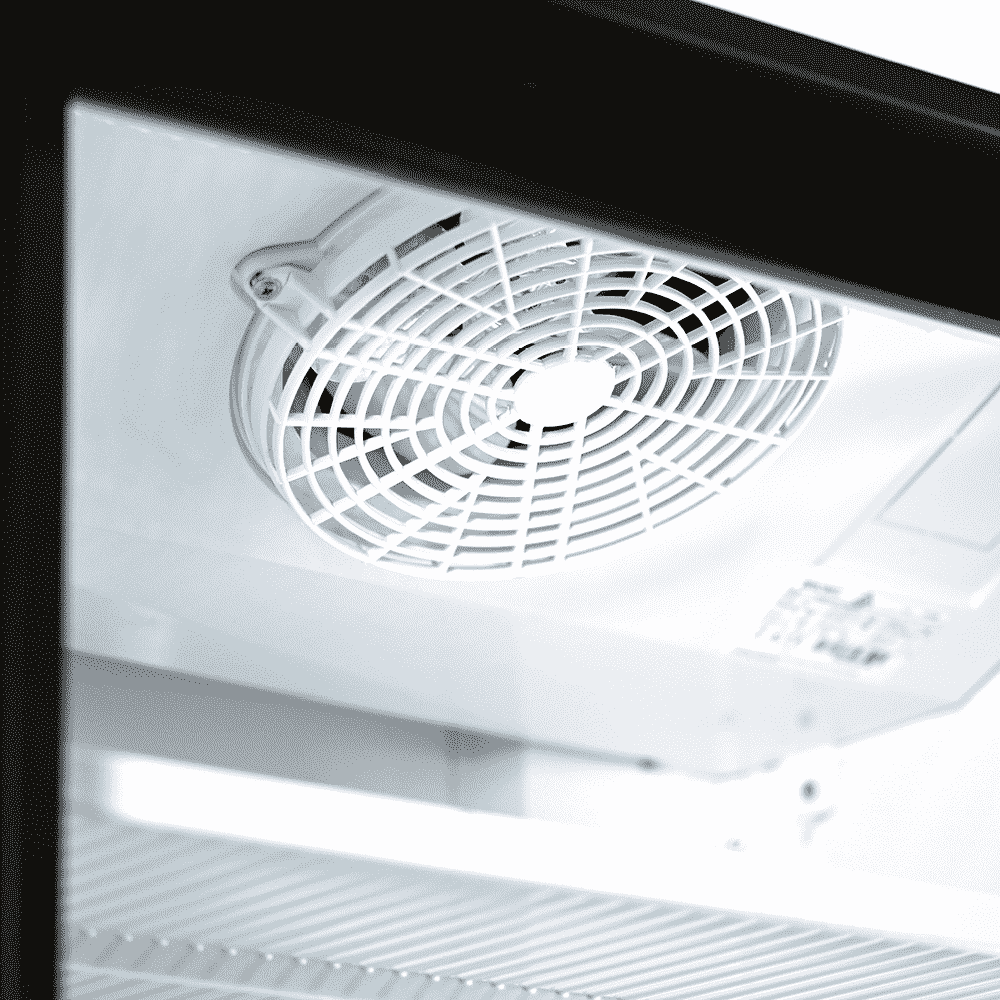 Bromic Upright Display Fridge - 659L - 1 Door - Flat Glass - Lightbox GM0690LB