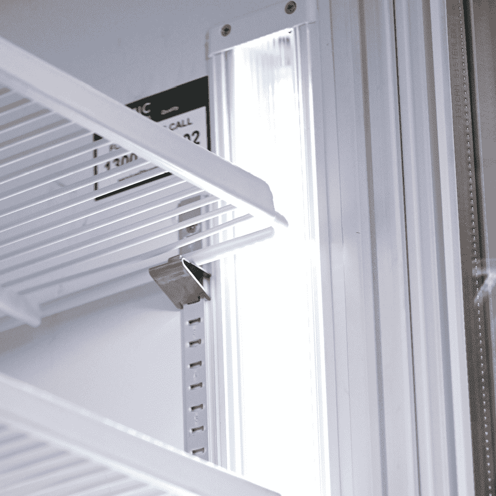 Bromic Upright Display Fridge - 659L - 1 Door - Flat Glass - Lighbox GM0690LW