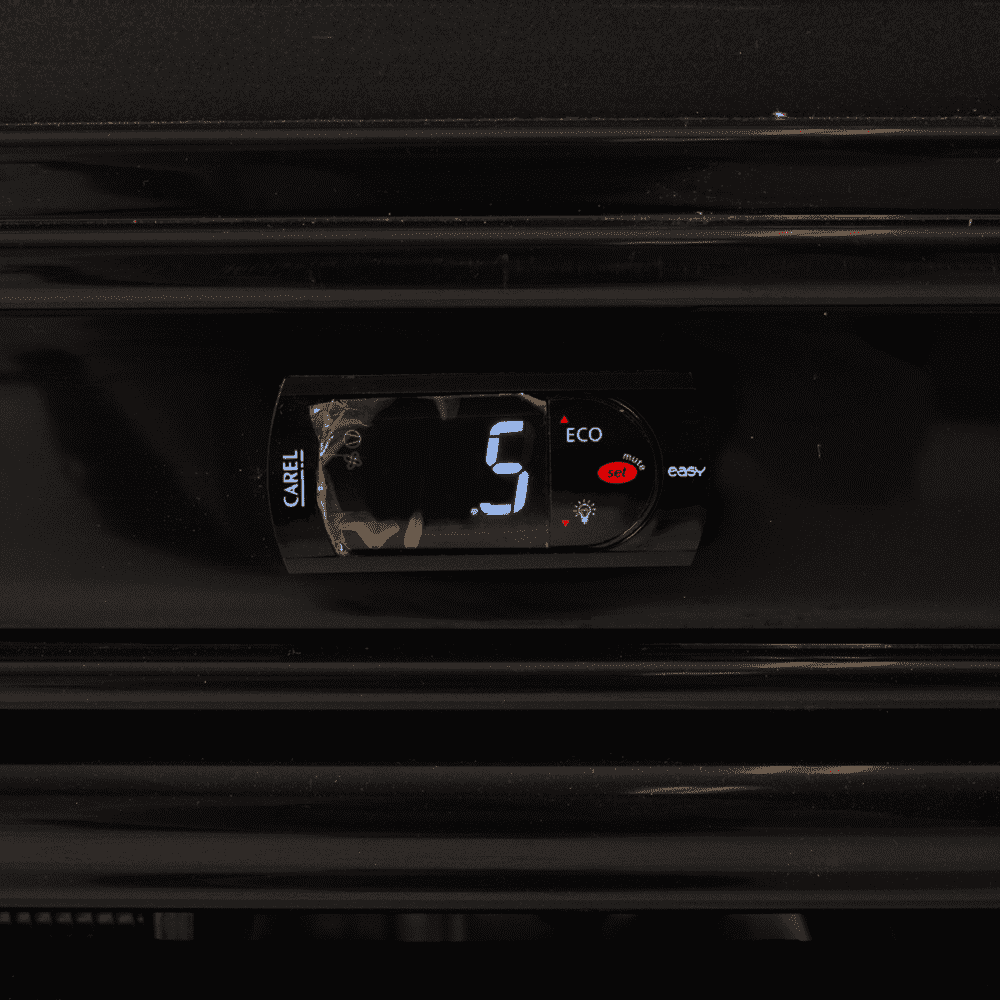 Bromic Upright Display Fridge - 945L - 2 Doors - Sliding - Flat Glass - Lightbox GM0980LS-NR