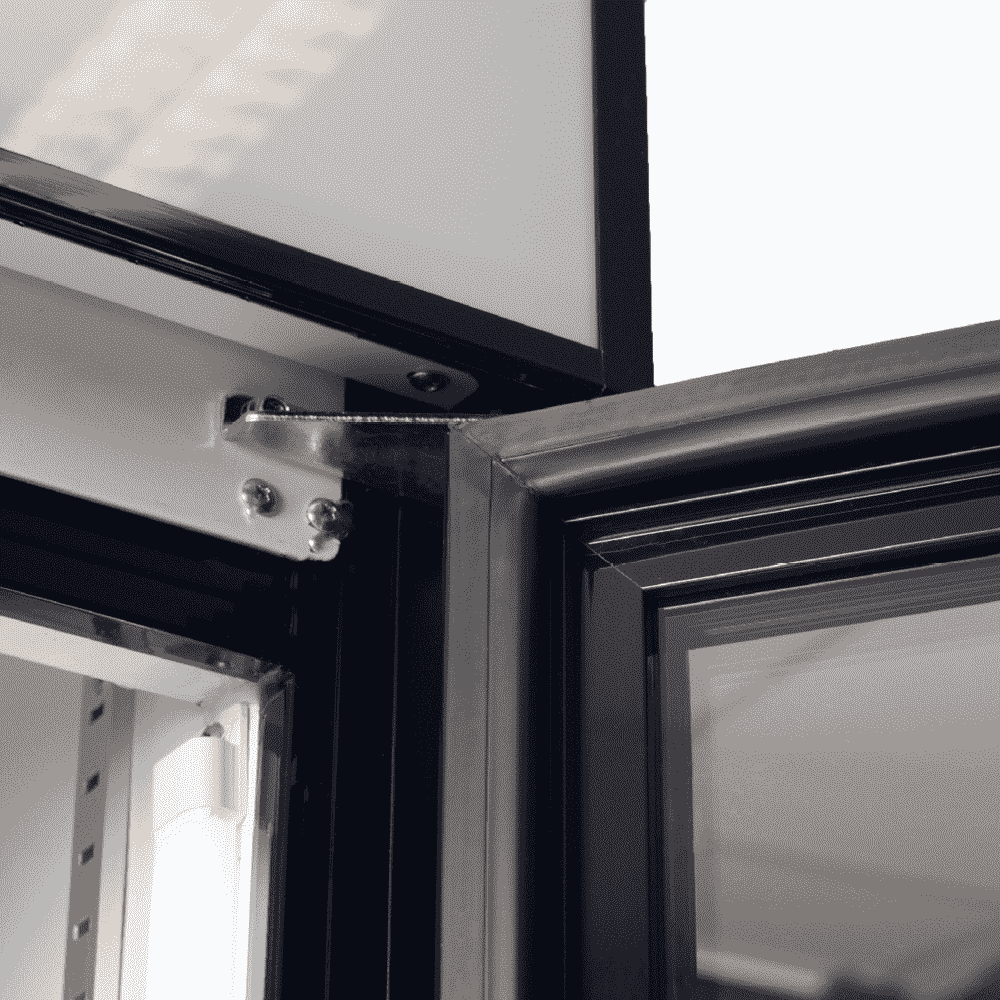 Bromic Upright Display Fridge - 960L - 2 Doors - Flat Glass - Cassette - Black GM1000LBCAS