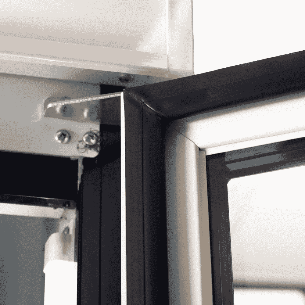 Bromic Upright Display Fridge - 960L - 2 Doors - Flat Glass - Cassette - White GM1000LWCAS