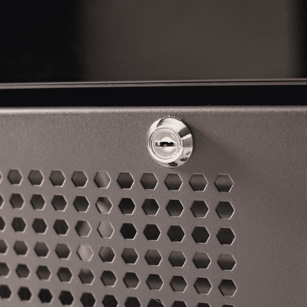 Bromic Upright Display Fridge - 1126L - 2 Door - Flat Glass - Black GM1100B-NR