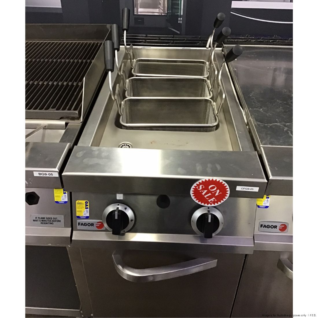 Ex showroom: Fagor 900 series NG pasta cooker - CPG9-05-VIC982