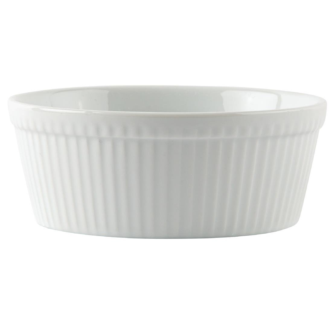 Olympia Whiteware Round Pie Dishes 134mm (6 Pack) - C042