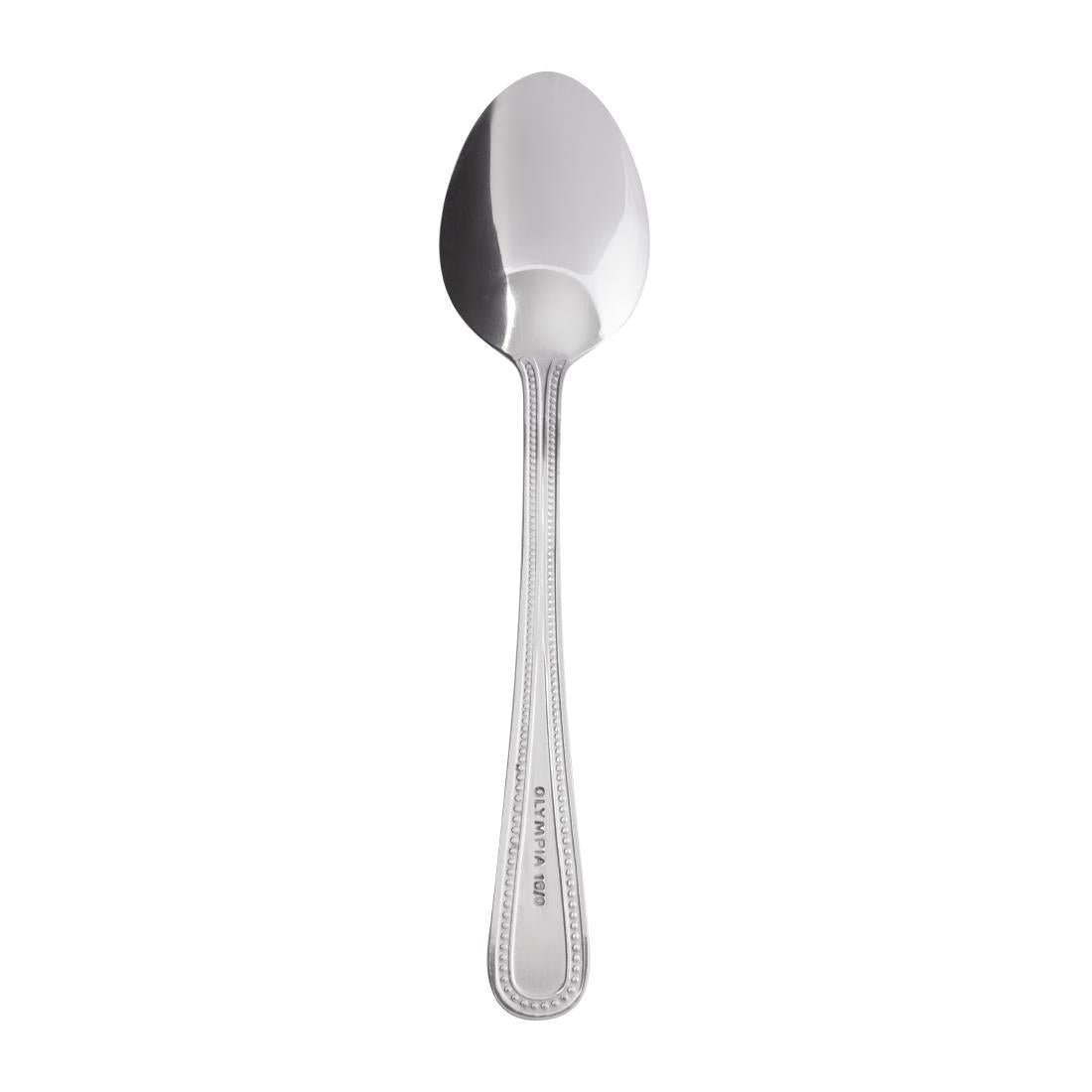 Olympia Bead Dessert Spoon (12 Pack) - C129