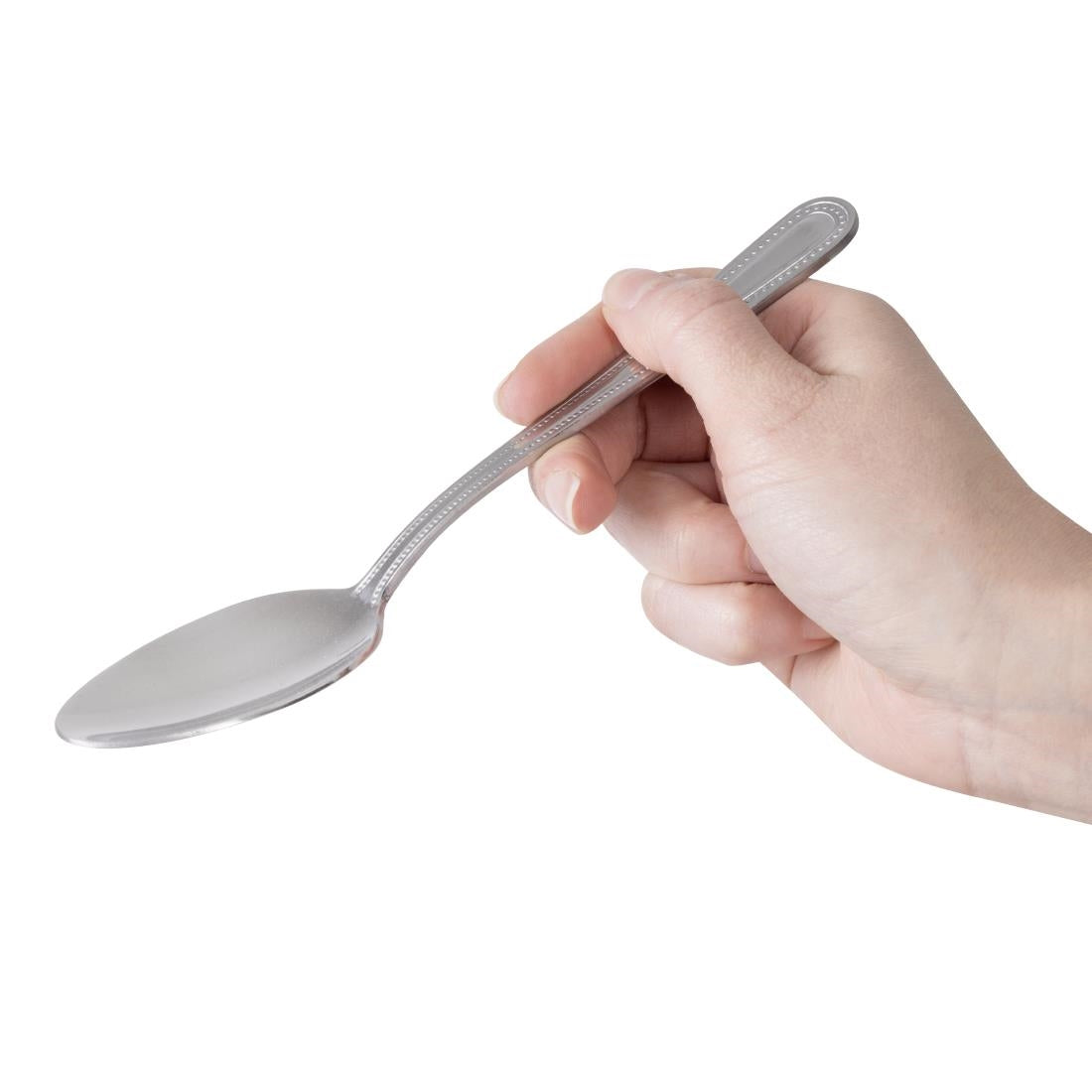 Olympia Bead Dessert Spoon (12 Pack) - C129