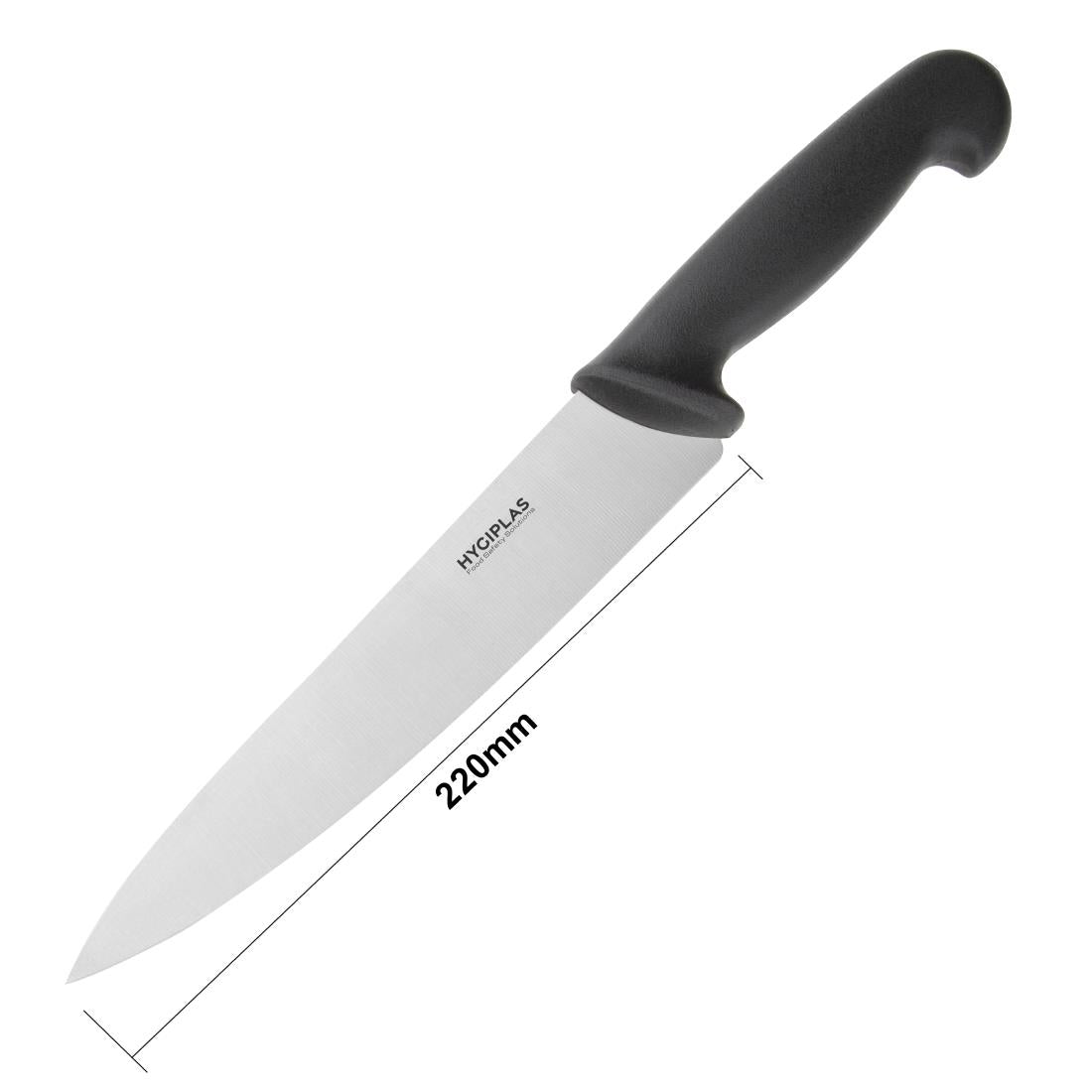 Hygiplas Chefs Knife Black 215mm - C265