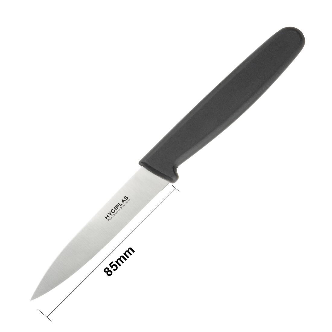Hygiplas Paring Knife Black 75mm - C268