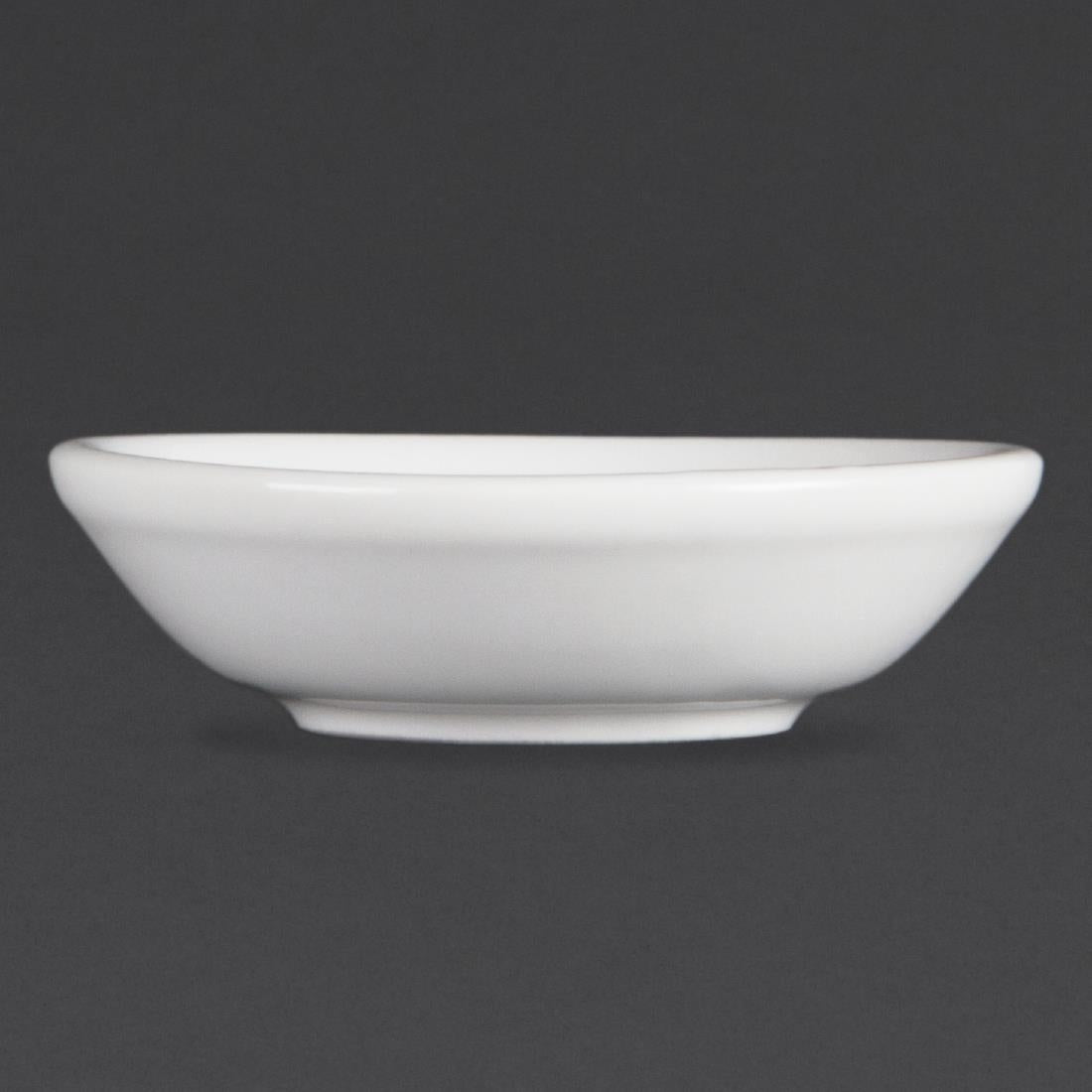 Olympia Whiteware Soy Dishes 70mm (12 Pack) - C320