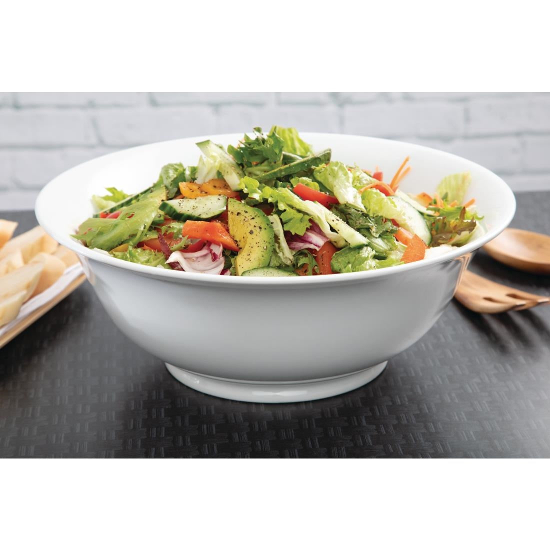Olympia Whiteware Large Salad Bowl 330mm - C464