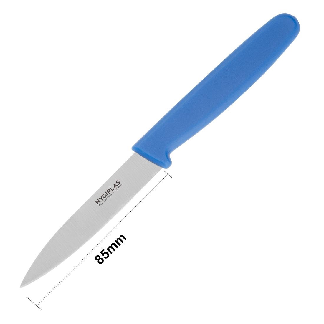 Hygiplas Paring Knife Blue 75mm - C544
