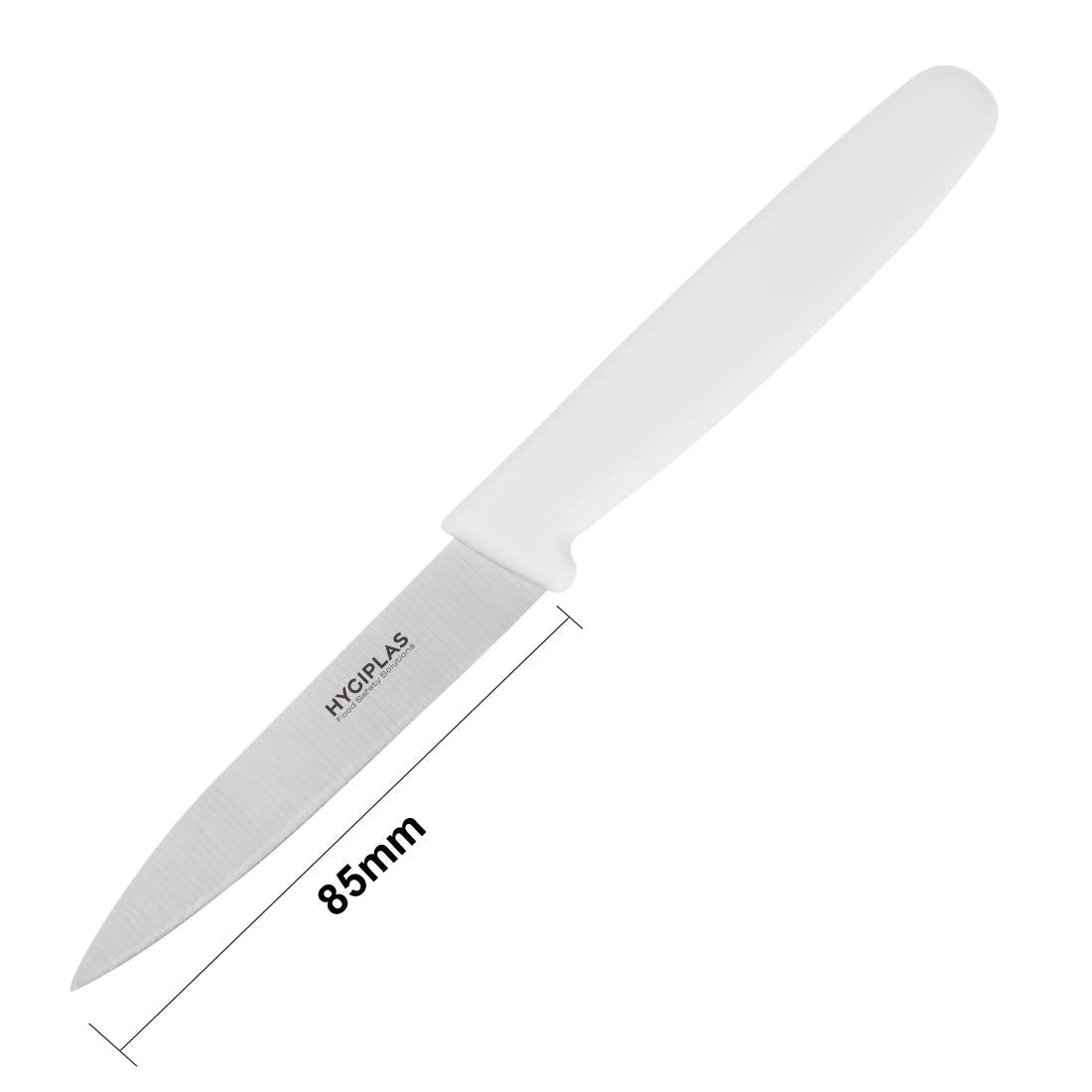 Hygiplas Paring Knife White 75mm - C546