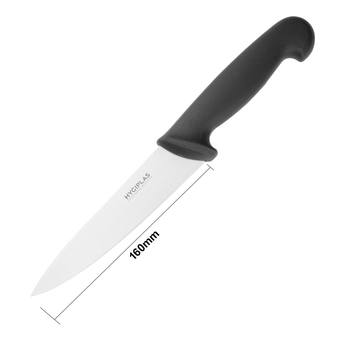 Hygiplas Chefs Knife Black 160mm - C554