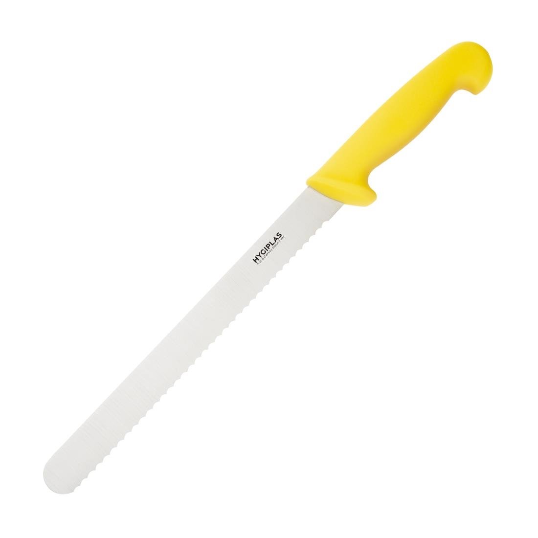 Hygiplas Serrated Slicer Yellow 255mm - C810
