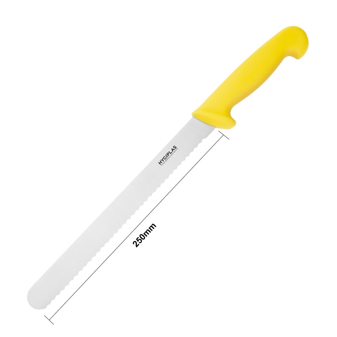 Hygiplas Serrated Slicer Yellow 255mm - C810