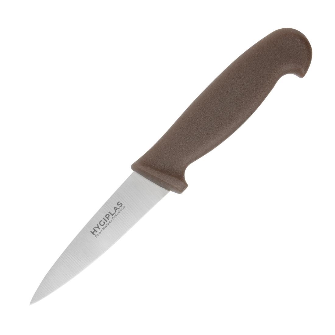 Hygiplas Paring Knife Brown 90mm - C840