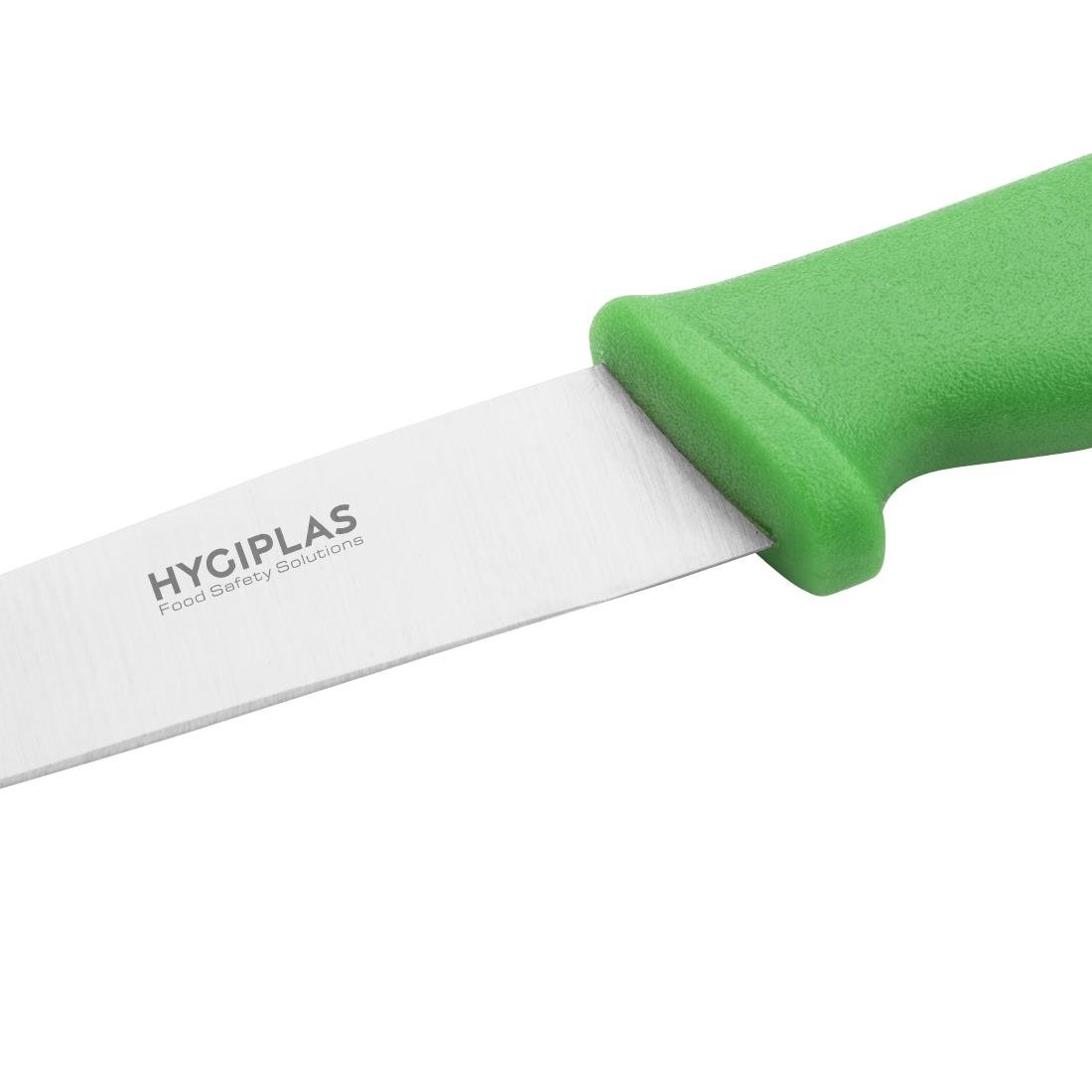 Hygiplas Vegetable Knife Green 100mm - C860