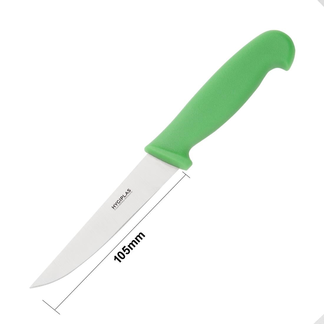 Hygiplas Vegetable Knife Green 100mm - C860