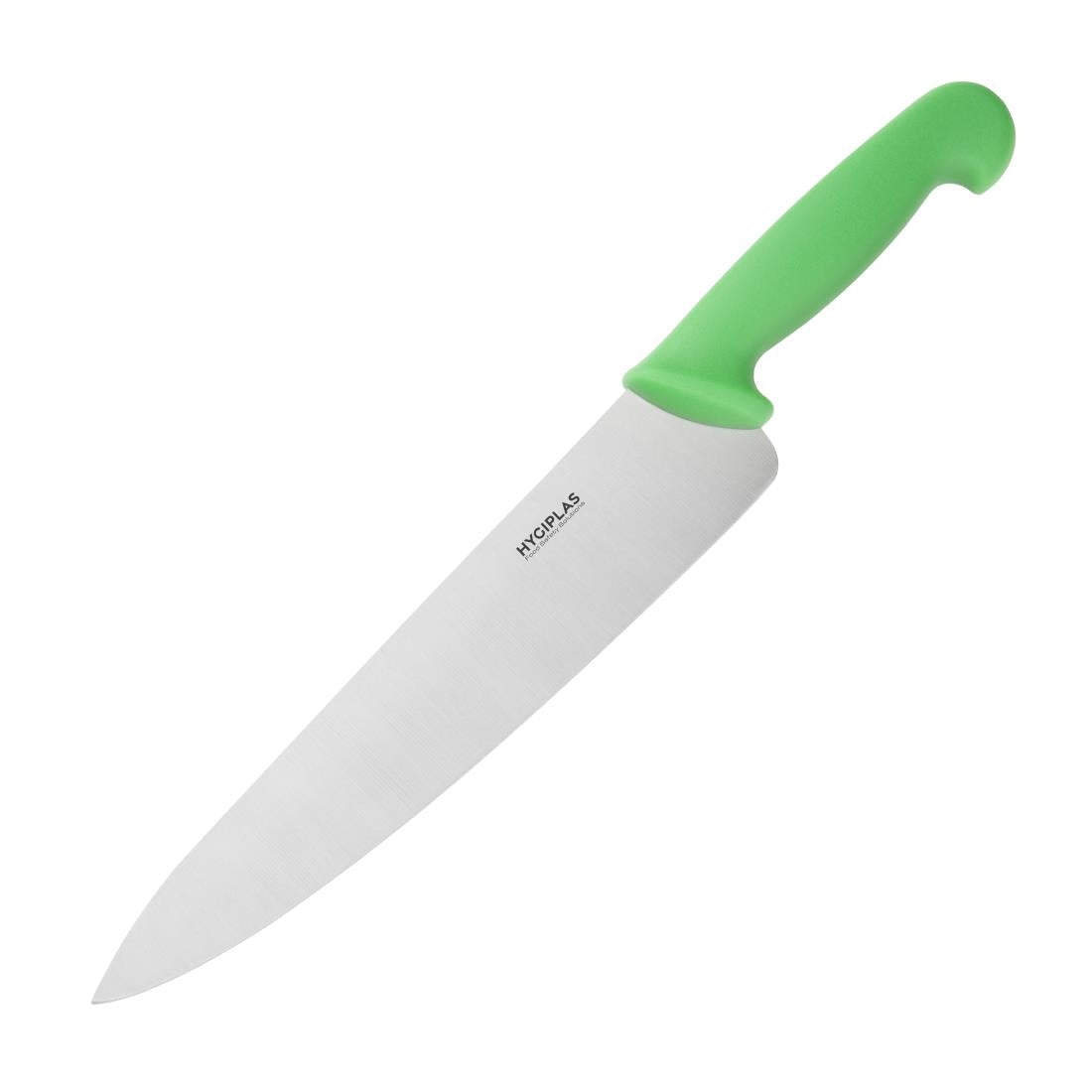 Hygiplas Chefs Knife Green 255mm - C868