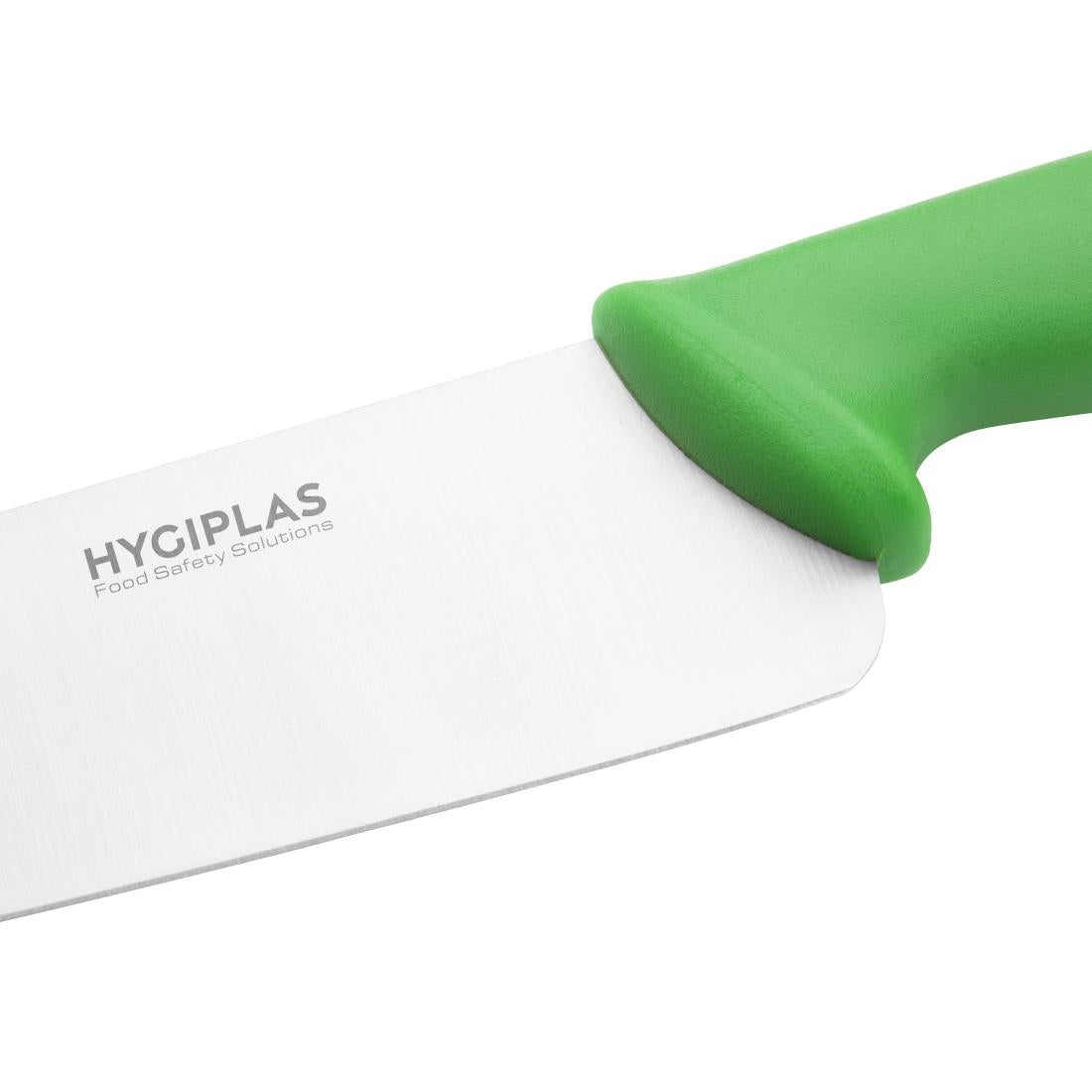 Hygiplas Chefs Knife Green 255mm - C868