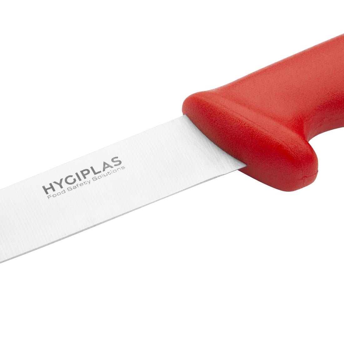 Hygiplas Stiff Blade Boning Knife Red 150mm - C890