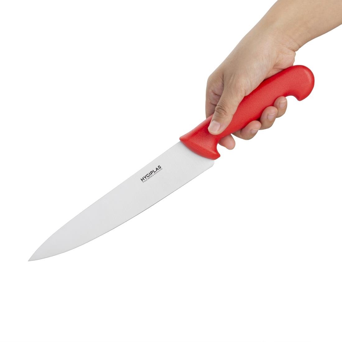 Hygiplas Chefs Knife Red 216mm - C895