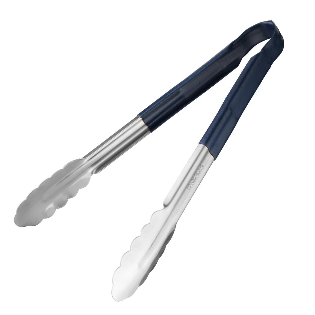 Hygiplas Colour Coded Blue Serving Tongs 300mm - CB156