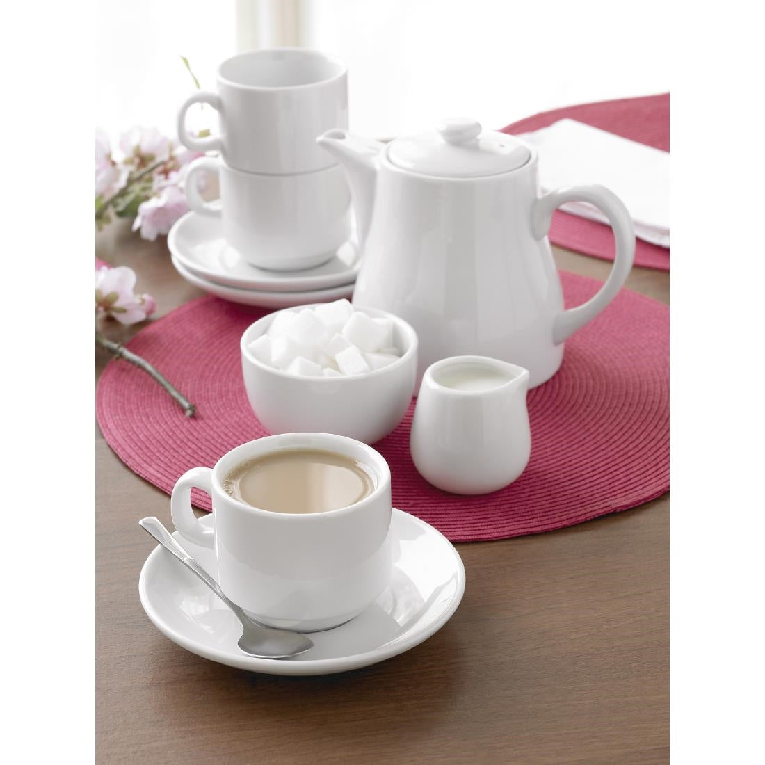 Olympia Whiteware Sugar Bowls 200ml (12 Pack) - C250