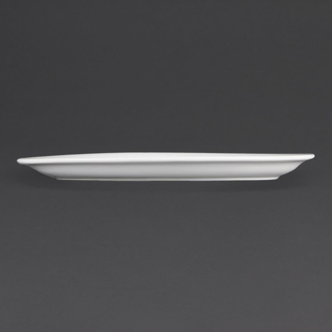 Olympia Whiteware Oval Platters 250mm (6 Pack) - CB477