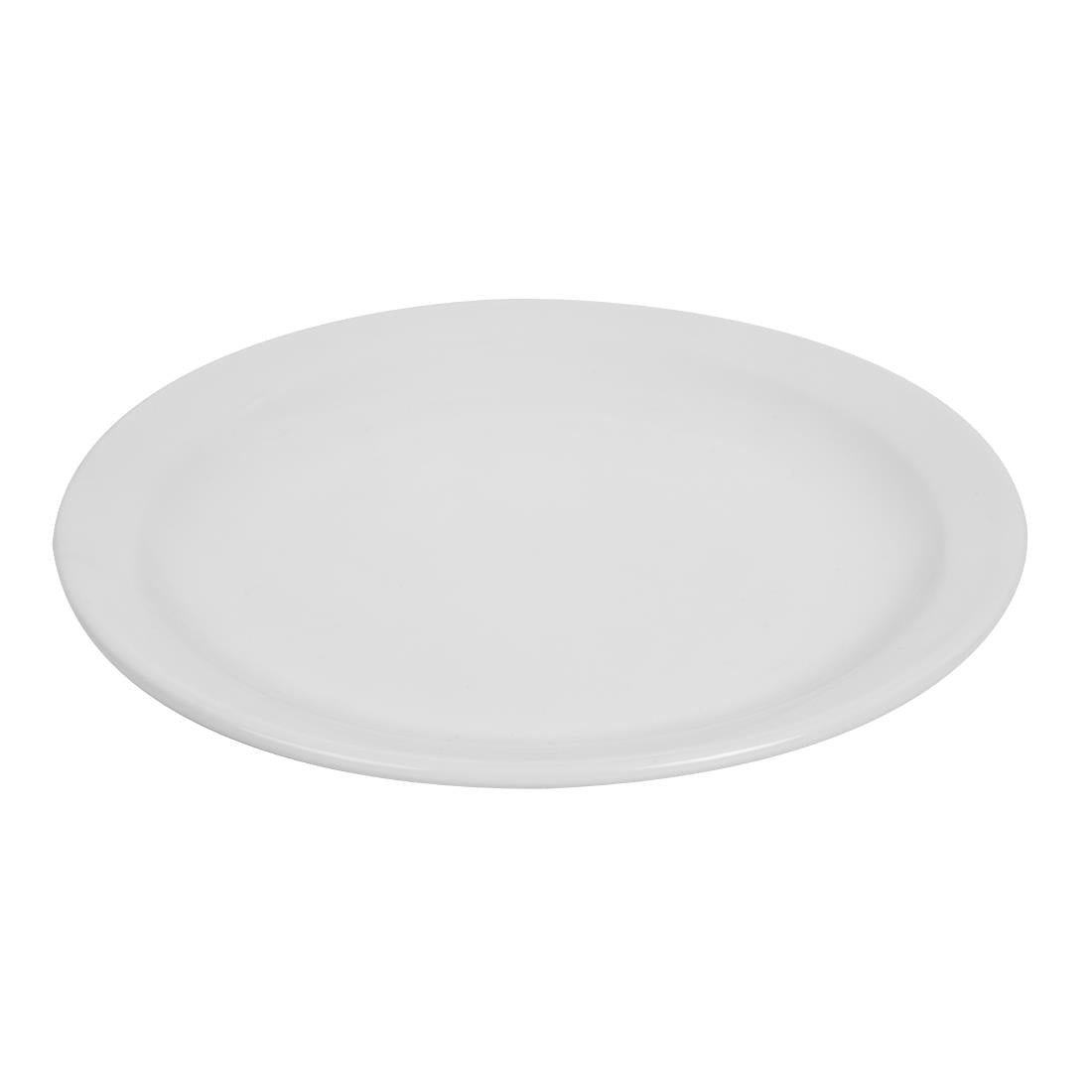 Olympia Whiteware Narrow Rimmed Plates 200mm (12 Pack) - CB488