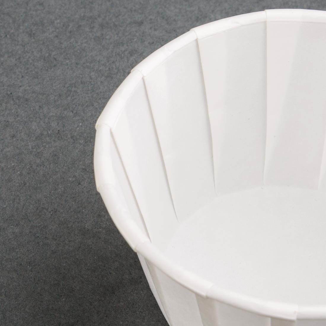 Fiesta Recyclable Paper Sauce Pots Small 28ml (Pack of 250) - CX080