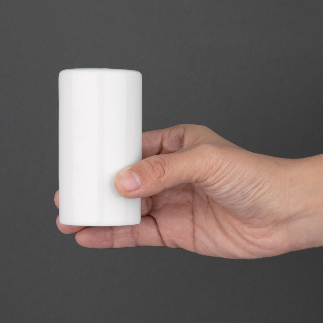 Olympia Whiteware Salt Shakers 80mm (12 Pack) - CB702