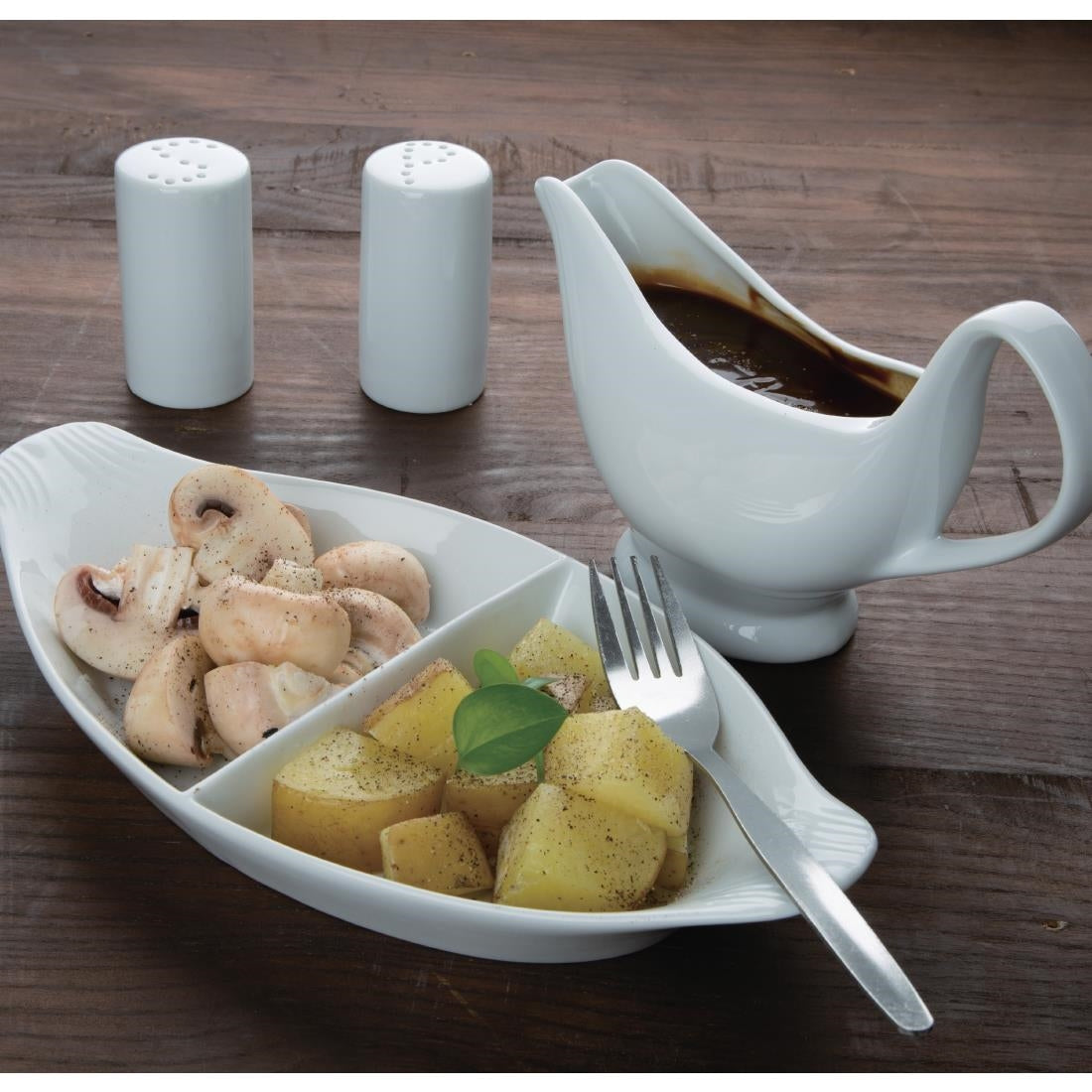 Olympia Whiteware Salt Shakers 80mm (12 Pack) - CB702