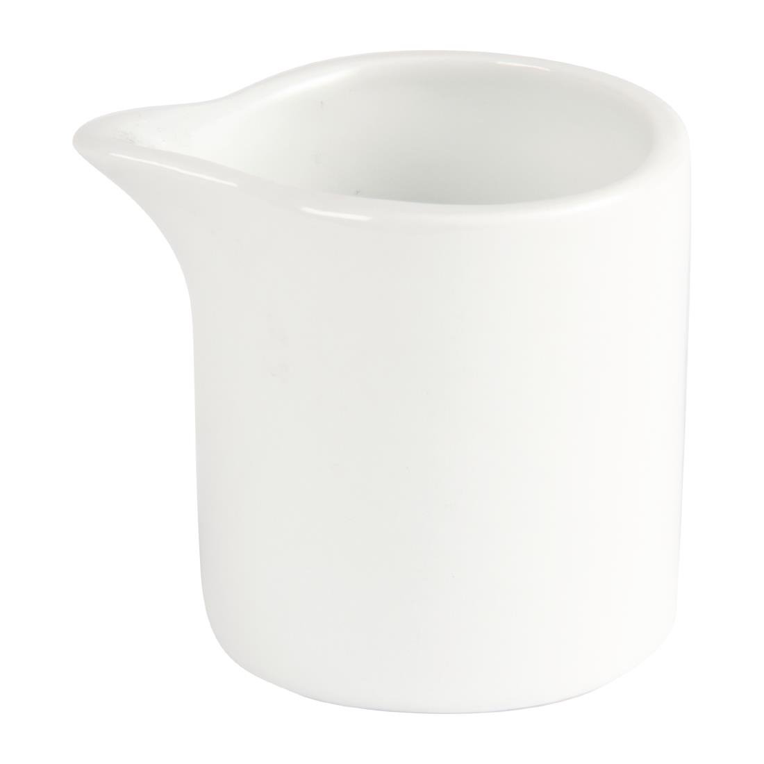 Olympia Whiteware Milk & Cream Jugs 55ml (6 Pack) - CB704