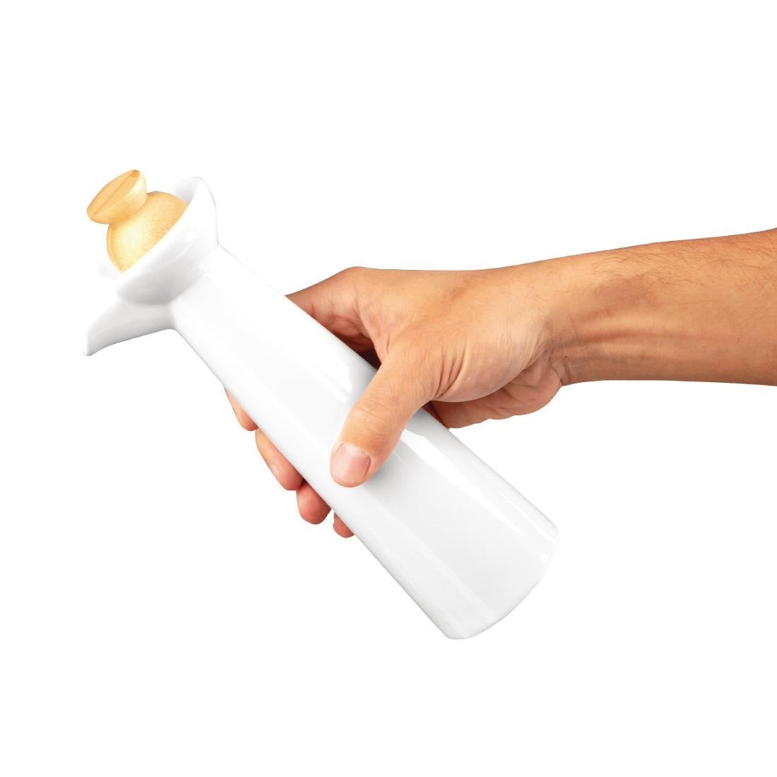 Olympia Whiteware Vinegar and Oil Bottle Set - CB705