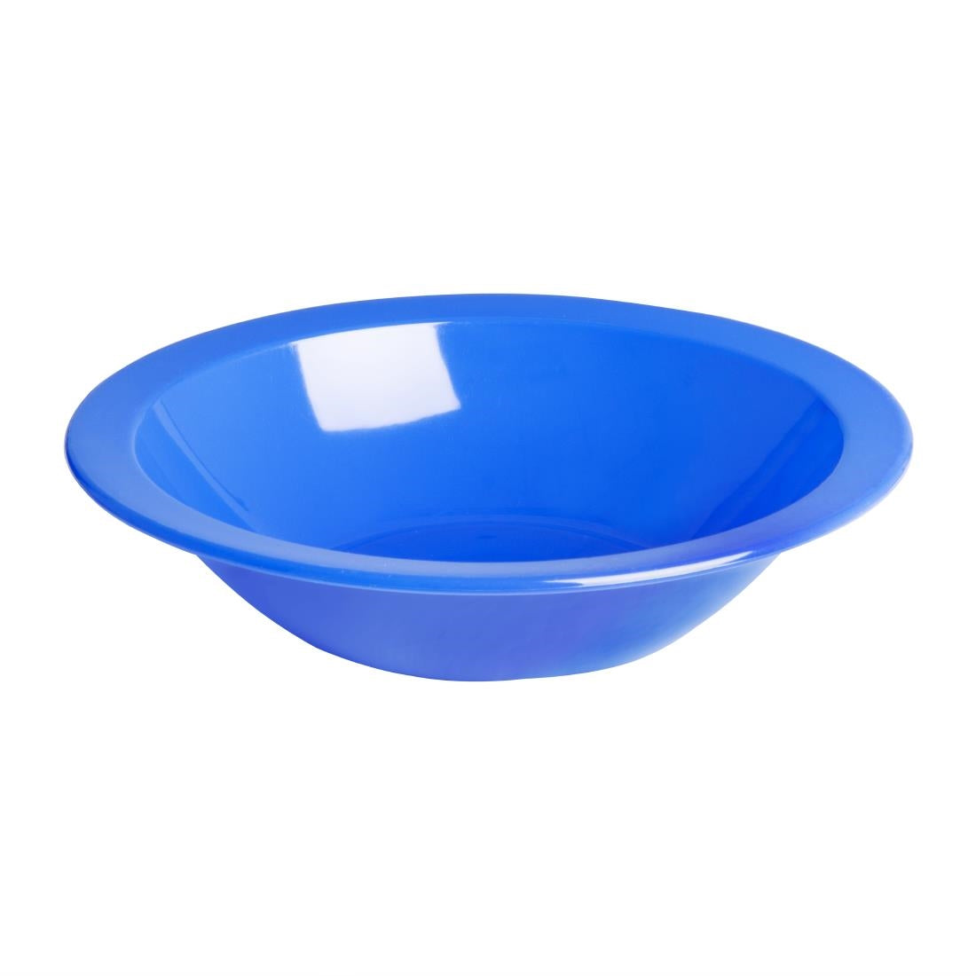 Olympia Kristallon Polypropylene Bowls Blue 174mm (12 Pack) - CB773