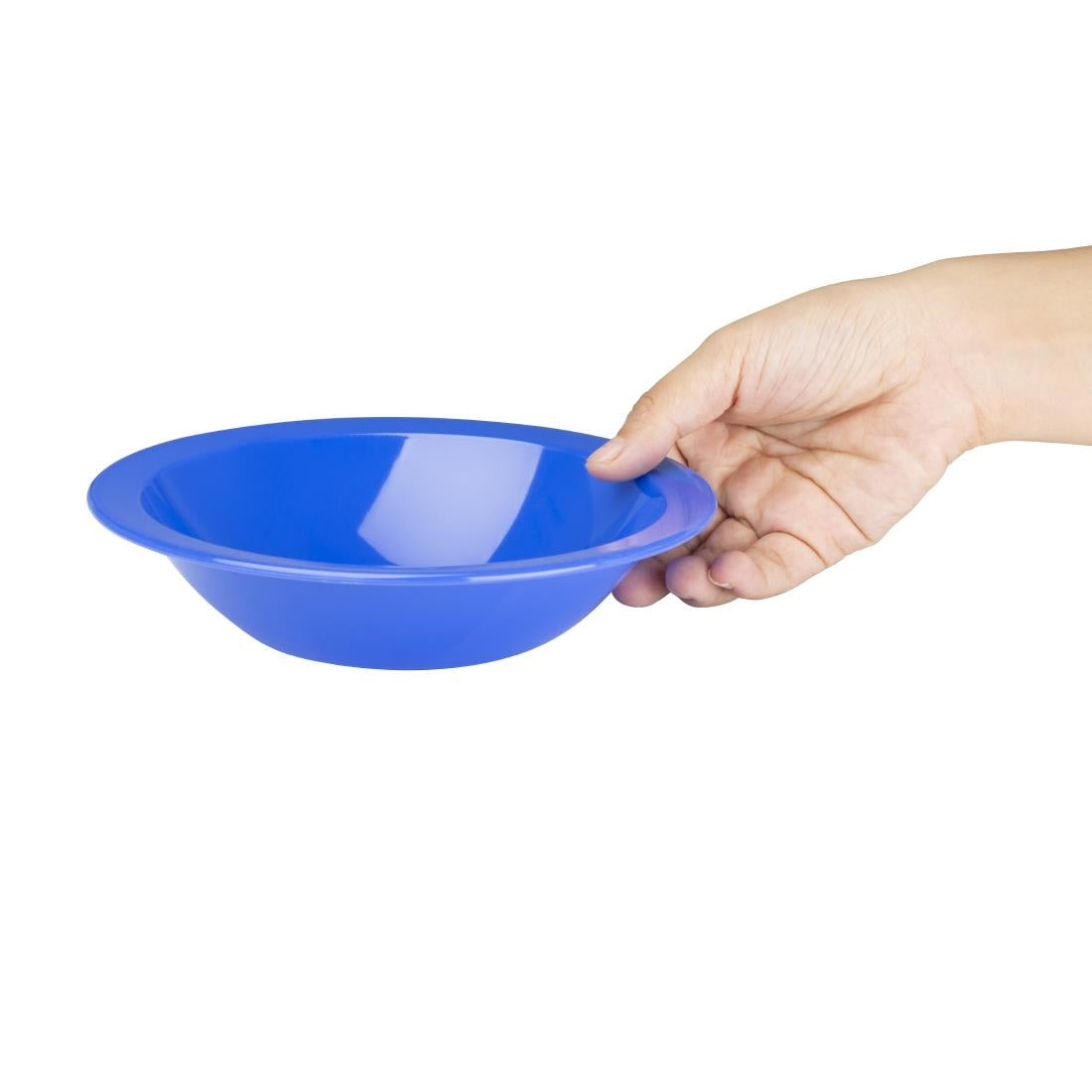 Olympia Kristallon Polypropylene Bowls Blue 174mm (12 Pack) - CB773
