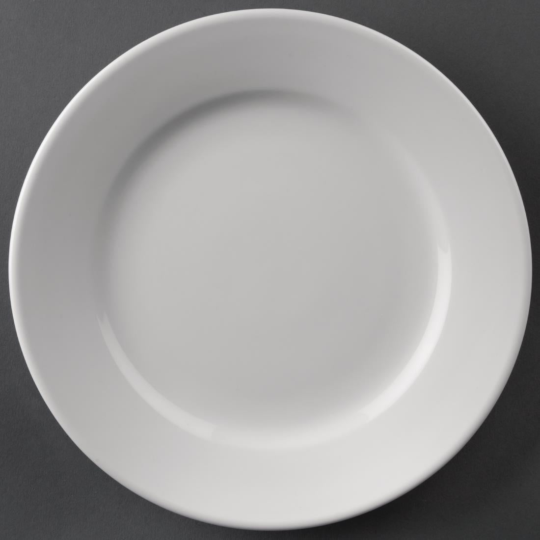 Olympia Athena Wide Rimmed Plates 165mm (Box 12) - CC206