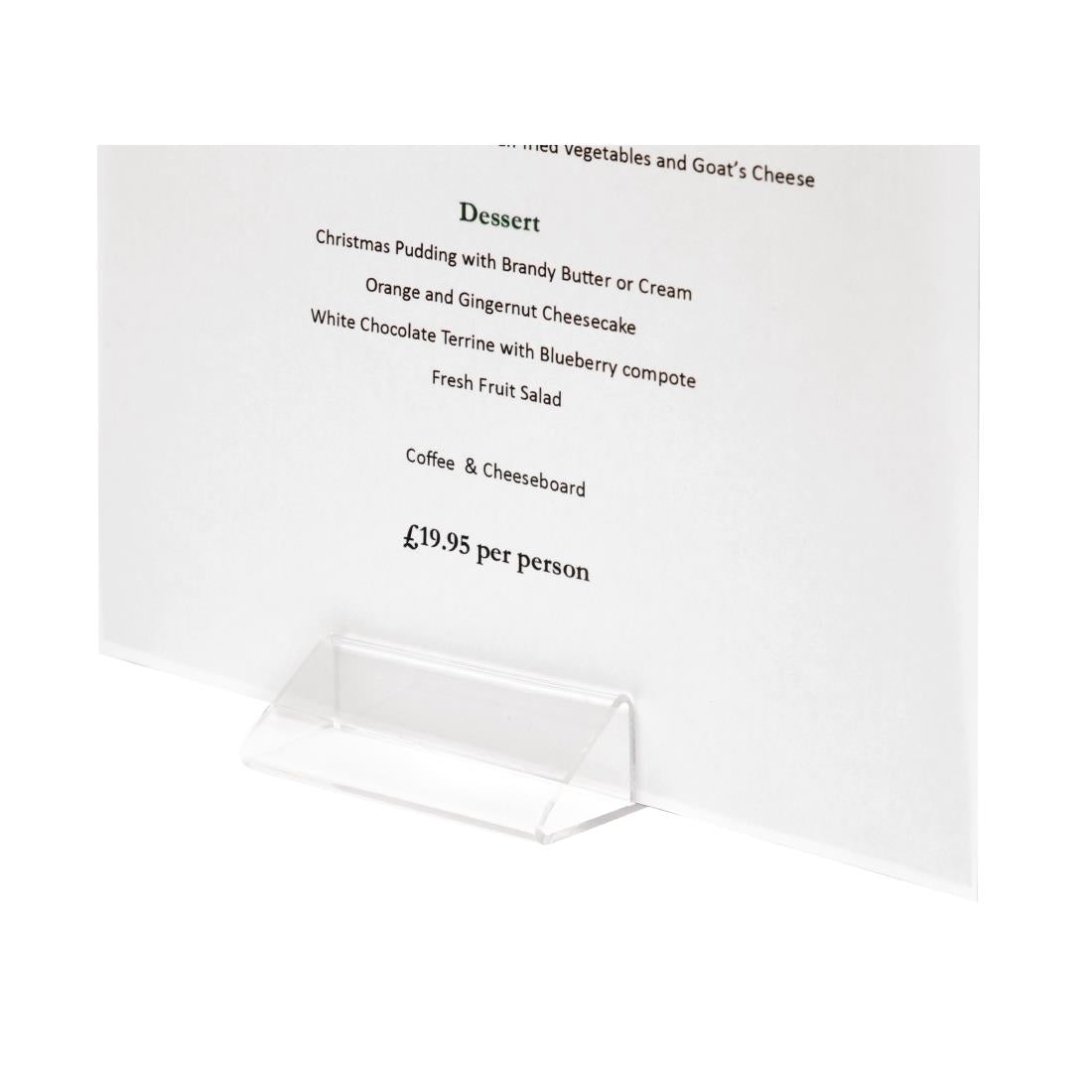 Olympia Tent Shaped Card Holder - CC442