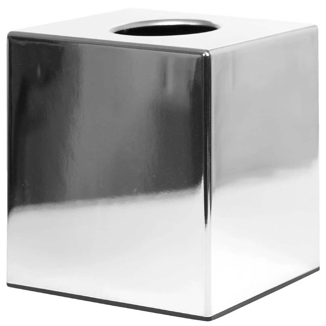 Bolero Chrome Cube Tissue Holder - CC493
