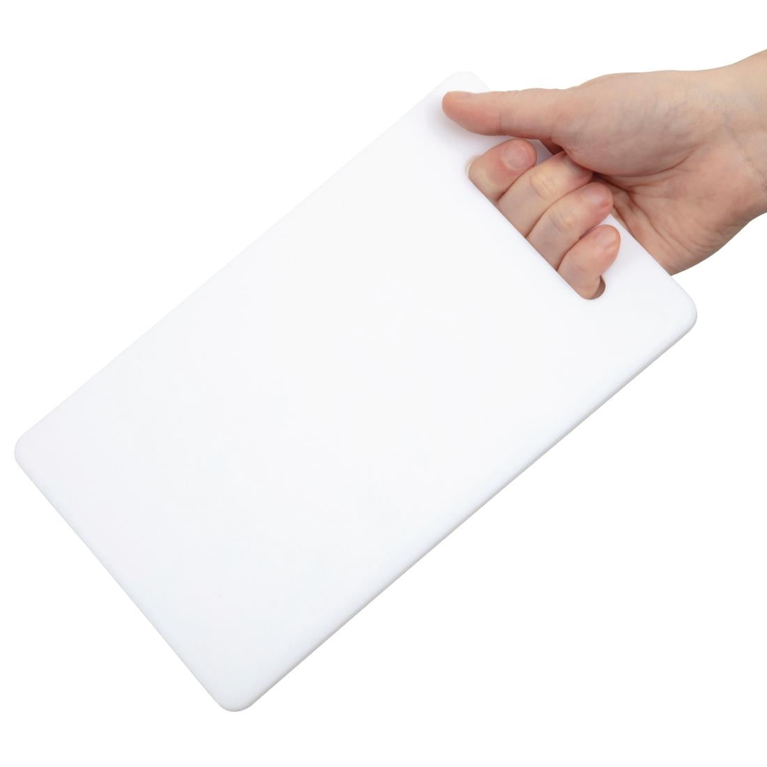 Hygiplas Low Density Cutting Board White - 153x250x6mm - CD269