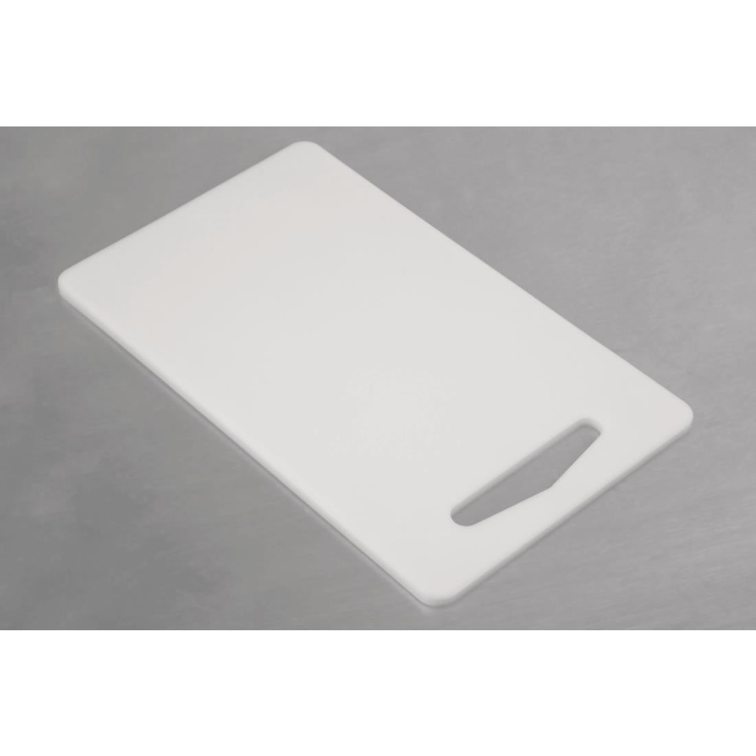 Hygiplas Low Density Cutting Board White - 153x250x6mm - CD269